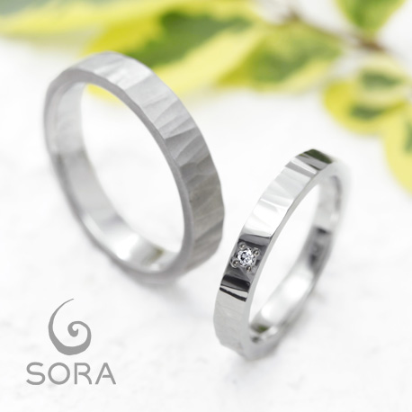 SORAの結婚指輪「ナオ」